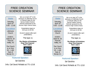 Spring Creation Seminar flyer image