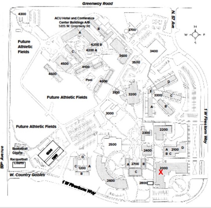 ACU Campus Map